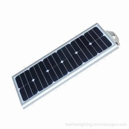 Easy to install, all in one solar street light with motion sensor, 25W power with lithium battery